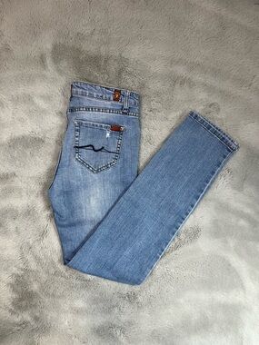 7 For All Mankind Women's Light Wash Jeans